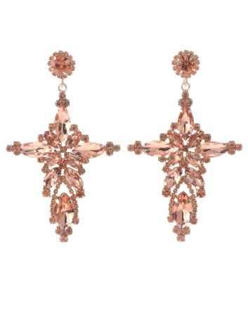 Large Chandelier Rhinestone Earring