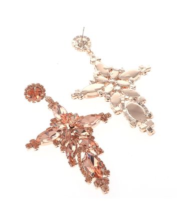 Large Chandelier Rhinestone Earring