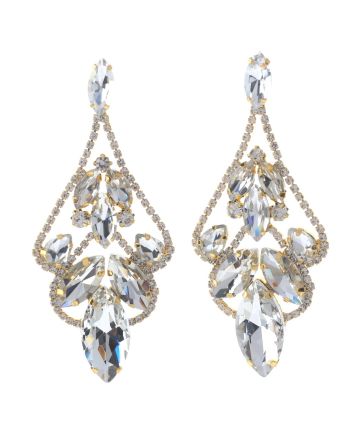 Large Chandelier Rhinestone Earring