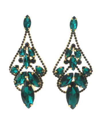 Large Chandelier Rhinestone Earring