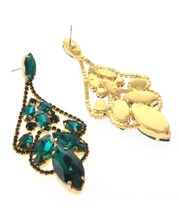 Large Chandelier Rhinestone Earring