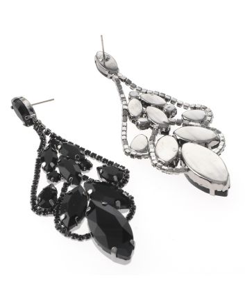 Large Chandelier Rhinestone Earring