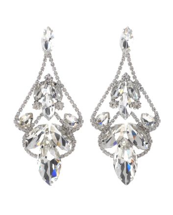 Large Chandelier Rhinestone Earring