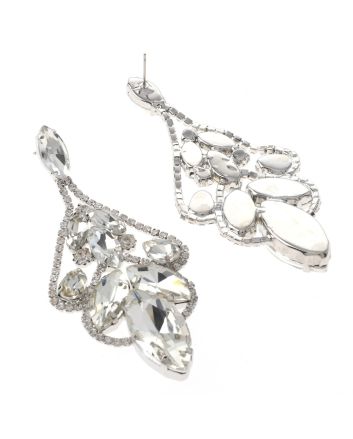 Large Chandelier Rhinestone Earring