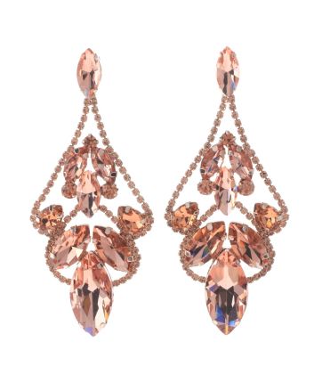 Large Chandelier Rhinestone Earring