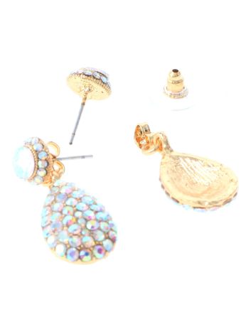 Rhinestone Post Earrings
