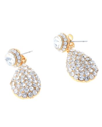 Rhinestone Post Earrings