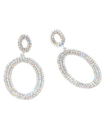 Rhinestone Post Earrings
