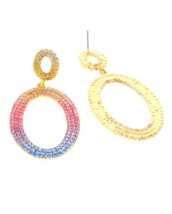 Rhinestone Post Earrings
