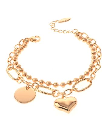 Gold Plated Lobster Claw Bracelet