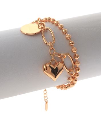 Gold Plated Lobster Claw Bracelet