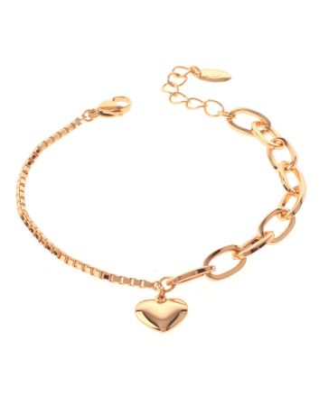Gold Plated Lobster Claw Bracelet