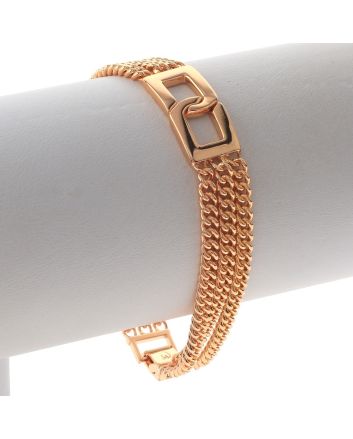 Gold Plated Latch Bracelet