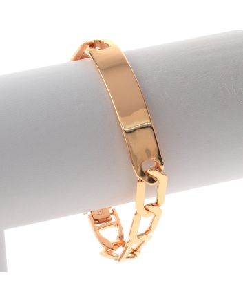 Gold Plated Latch Bracelet