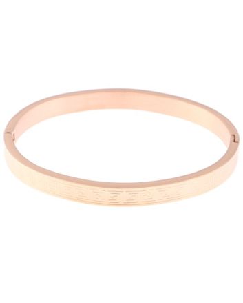 Stainless Steel Fold-Over Bracelet 
