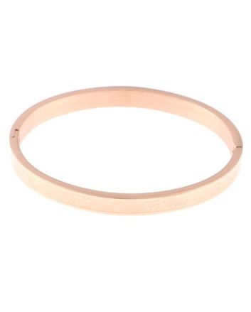Stainless Steel Fold-Over Bracelet 