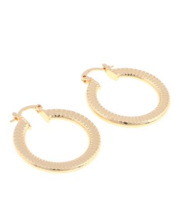 Gold Plated Hoop Earrings