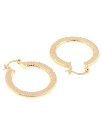 Gold Plated Hoop Earrings