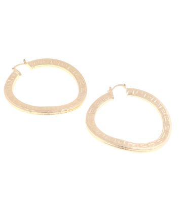 Gold Plated Hoop Earrings