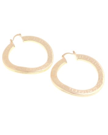 Gold Plated Hoop Earrings