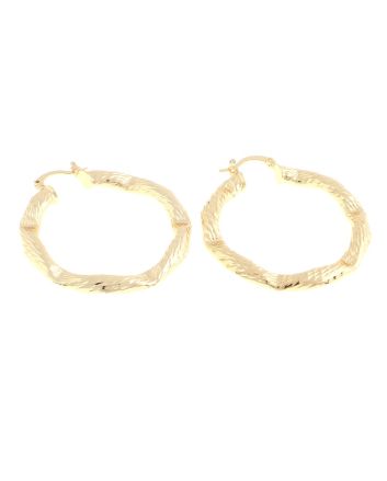 Gold Plated Hoop Earrings