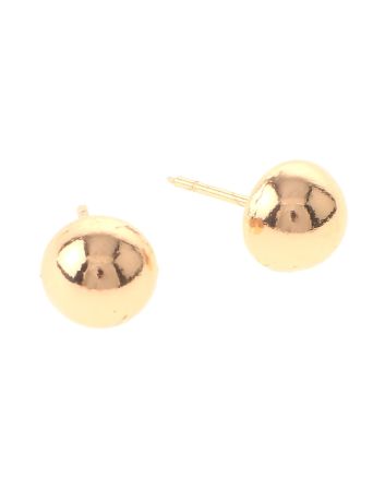 Gold Plated Earrings / 6 Pairs