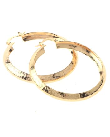 Gold Plated Hoop Earrings