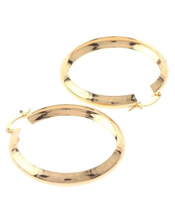 Gold Plated Hoop Earrings