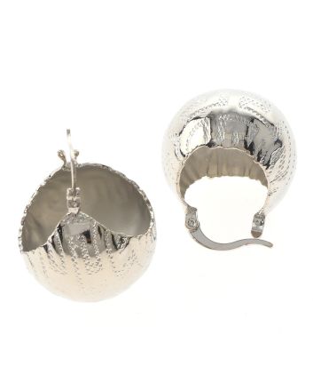 Silver Plated Hoop Earrings