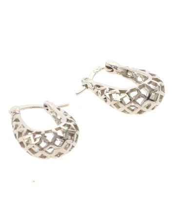 Silver Plated Hoop Earrings