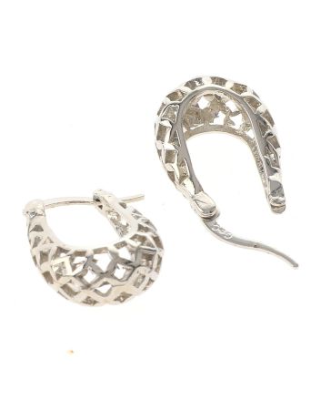 Silver Plated Hoop Earrings