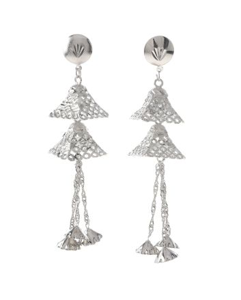 Silver Plated Post Earrings