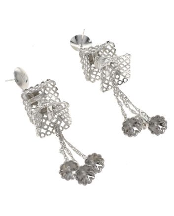 Silver Plated Post Earrings