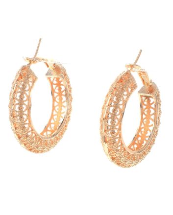 Gold Plated Hoop Earrings