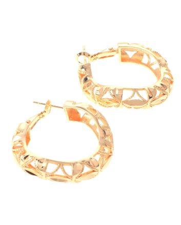 Gold Plated Hoop Earrings