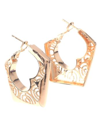 Gold Plated Hoop Earrings