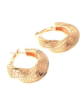 Gold Plated Hoop Earrings
