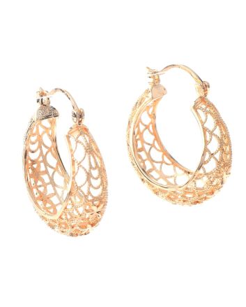 Gold Plated Hoop Earrings