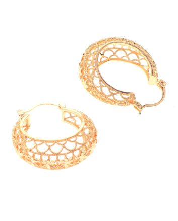 Gold Plated Hoop Earrings