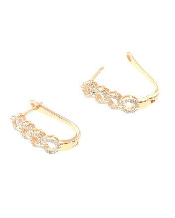 Gold Plated Drop Earrings