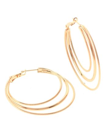 Gold Plated Hoop Earrings
