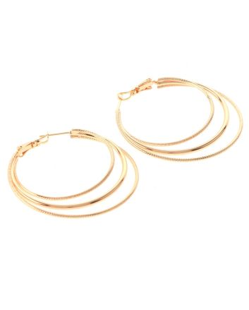 Gold Plated Hoop Earrings