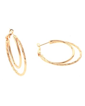 Gold Plated Hoop Earrings
