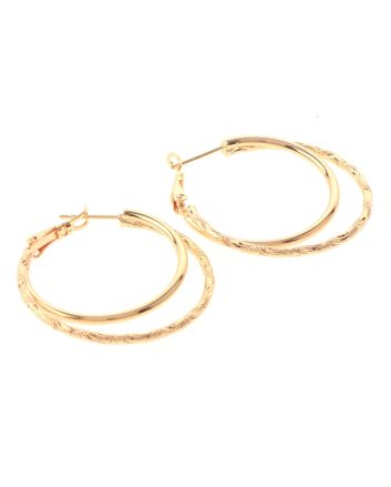 Gold Plated Hoop Earrings