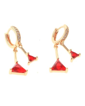 Gold Plated Dangle Earrings
