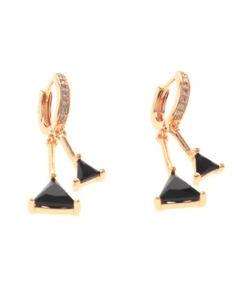 Gold Plated Dangle Earrings