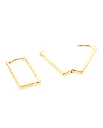 Gold Plated Hoop Earrings
