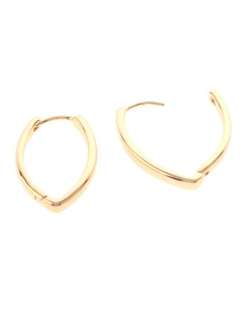 Gold Plated Hoop Earrings
