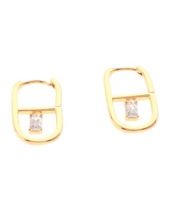 Gold Plated Hoop Earrings
