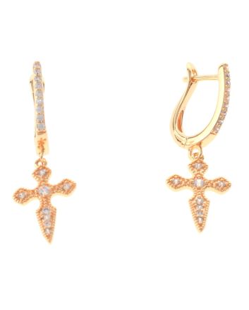 Gold Plated Drop Earrings
